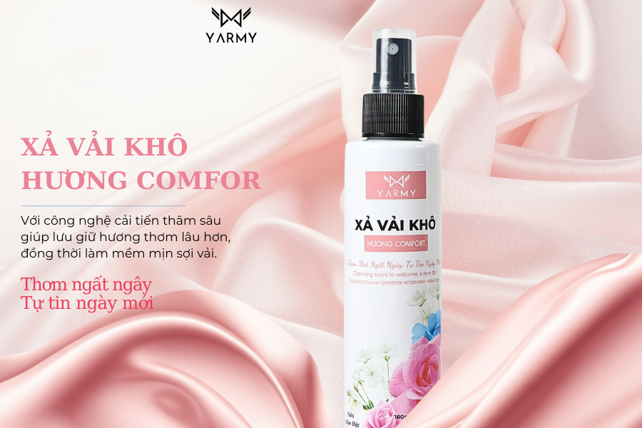 Xịt xả vải khô YARMY (hương comfort)