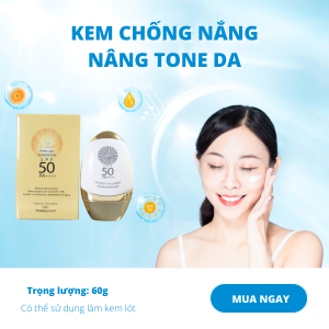 Kem chống nắng nâng tone da